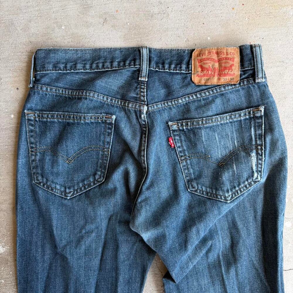 Levis 559 navy blue jeans - Picture 3 of 6